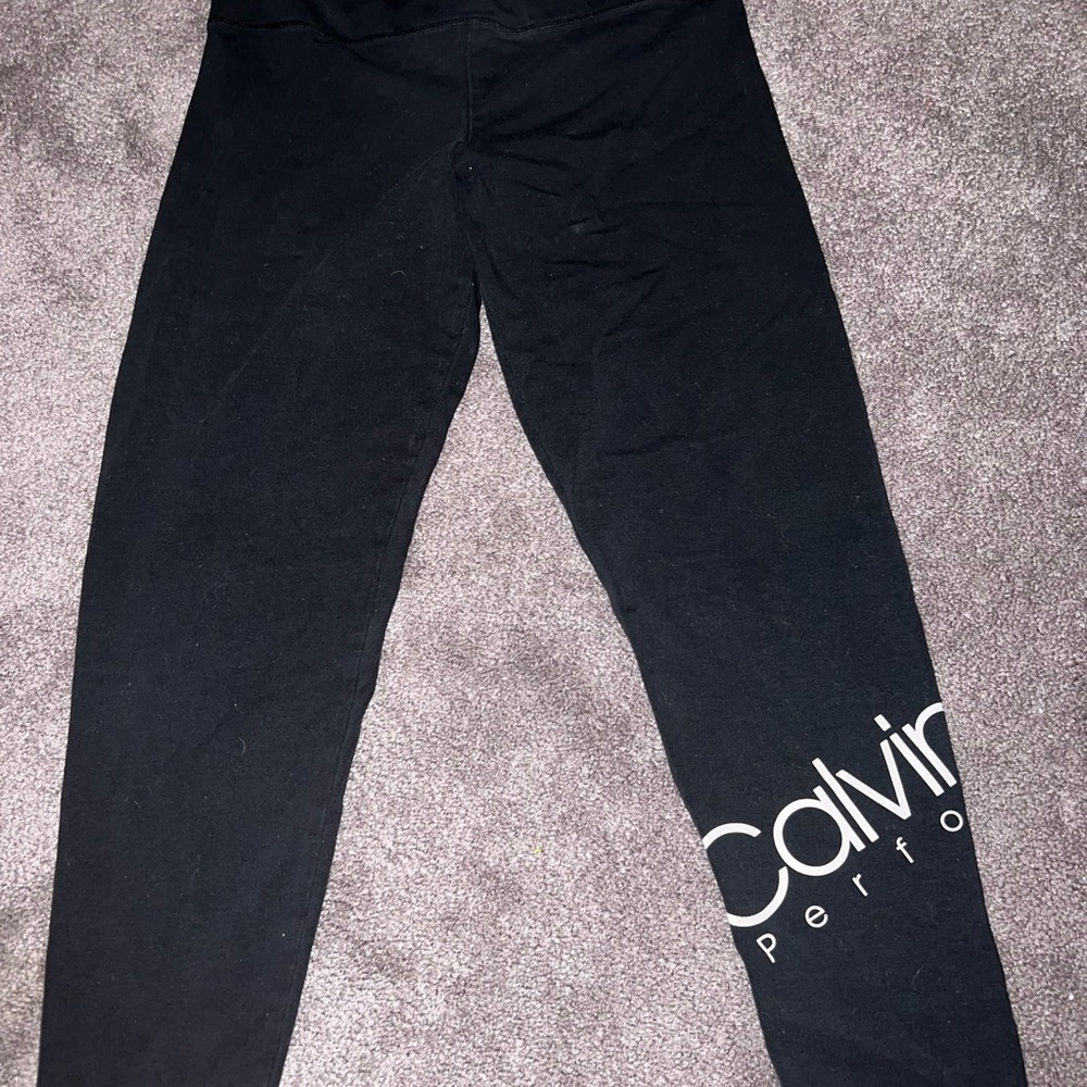 Black and white leggings